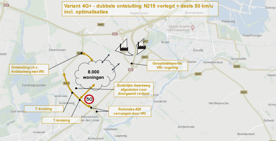 Beoogd verkeersplan Vijfde Dorp zet Nesselande vast