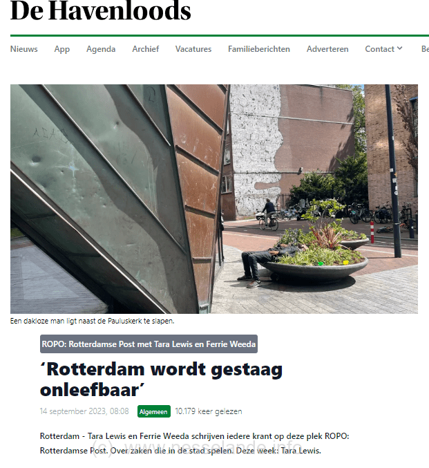 Steeds meer media geven Leefbaar Rotterdam een signaal dat hun beleid niet werkt