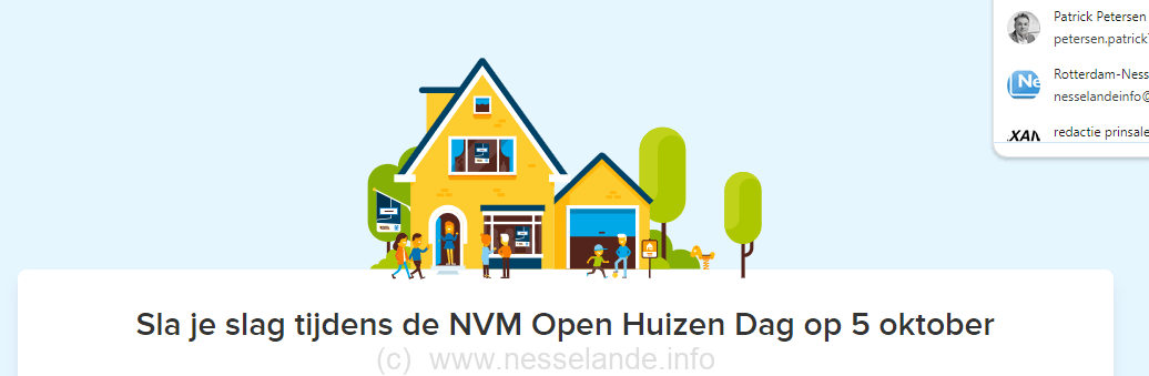 5 oktober: Open Huizen Dag 